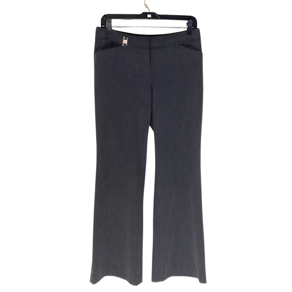 Express Editor Pants Gray Bootcut Work - image 1